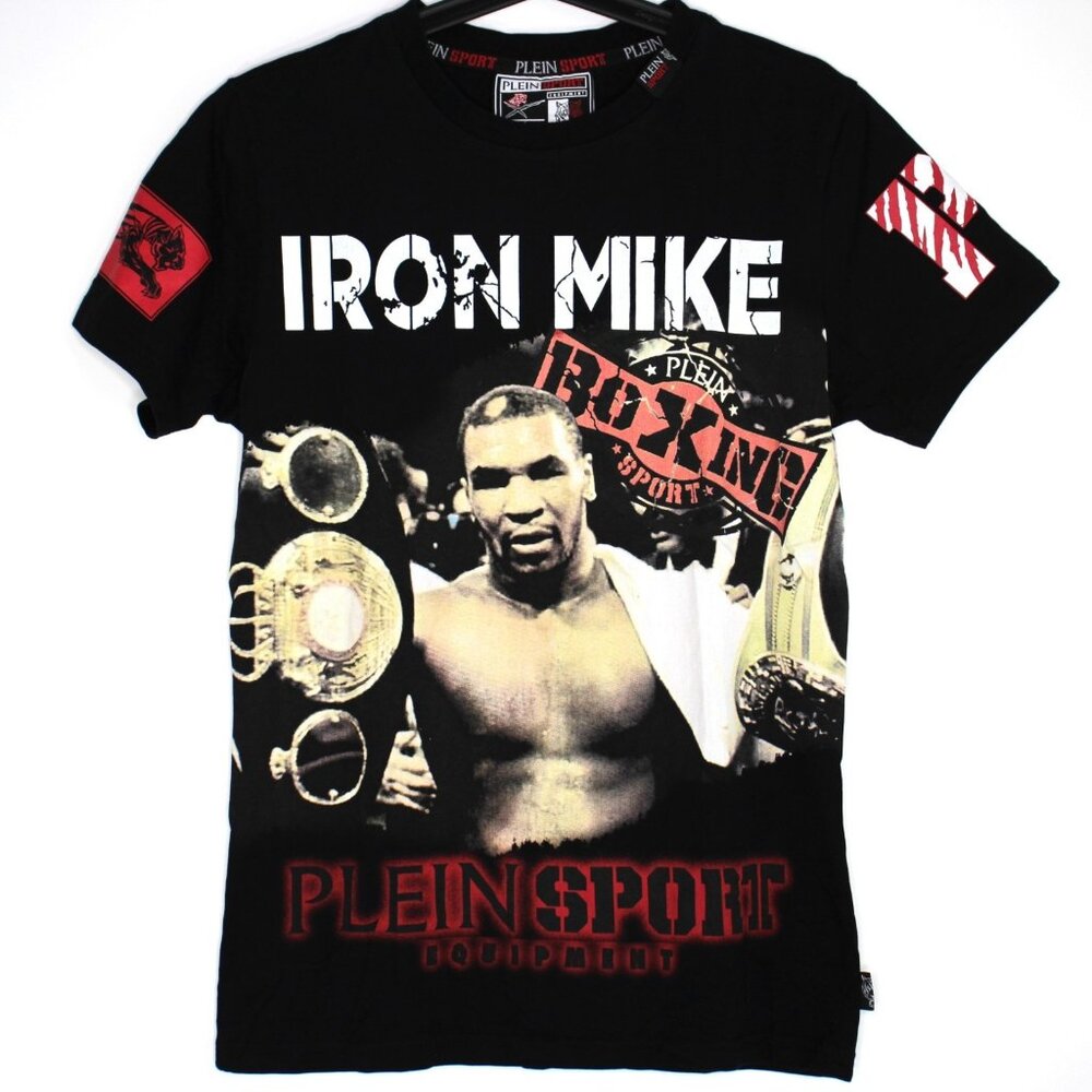 Philipp Plein Sport Mens Medium Mike Tyson Boxing T-Shirt RARE F1350